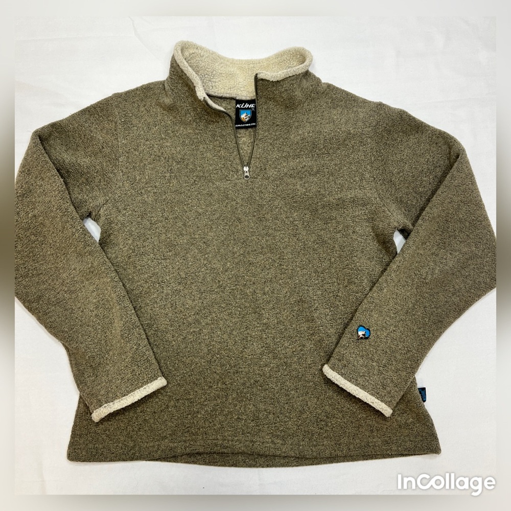 Kuhl Alfpaca Fleece 1/4 Zip Pullover Sweater Size Small